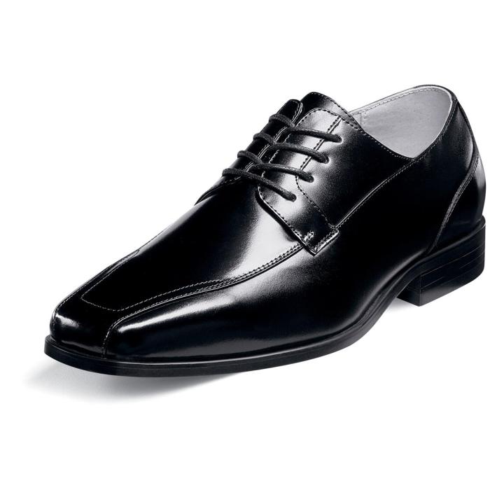 Oxford black dress shoes for men