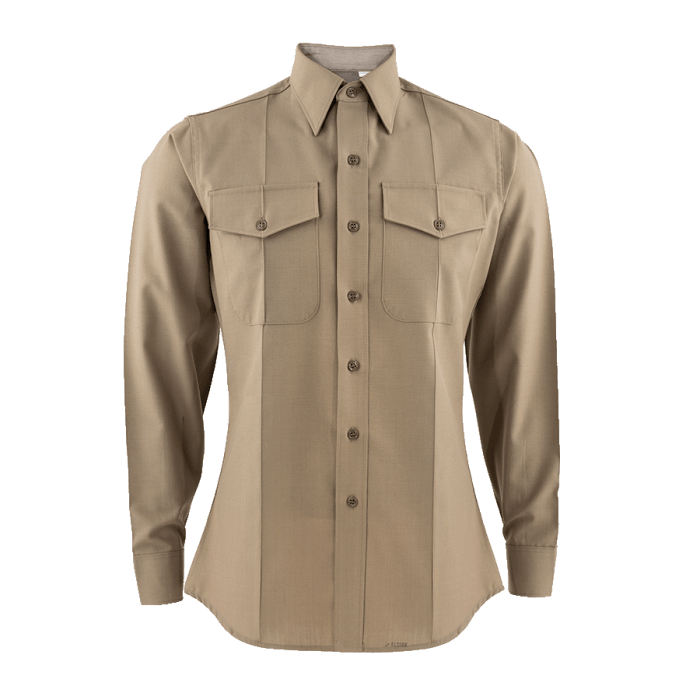 Khaki shirt dress women's