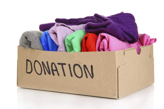 Where to donate men's dress shirts