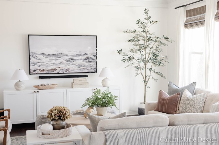 How to decorate living room with tv