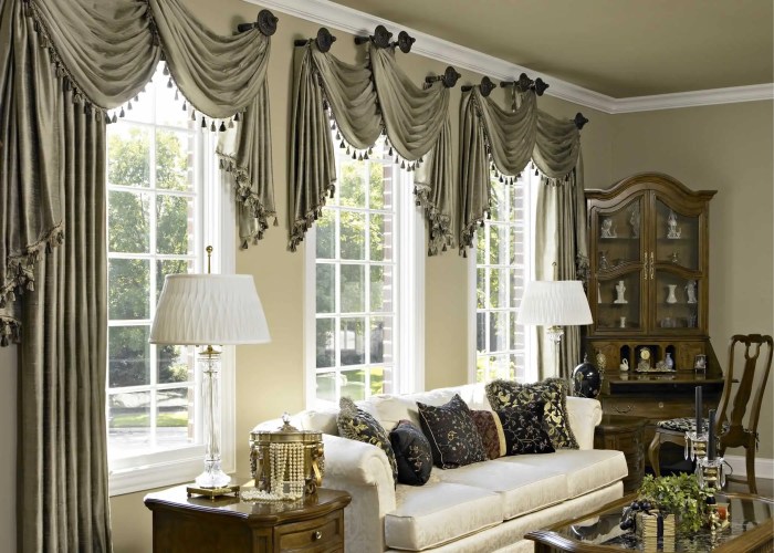 How to decorate a room with curtains