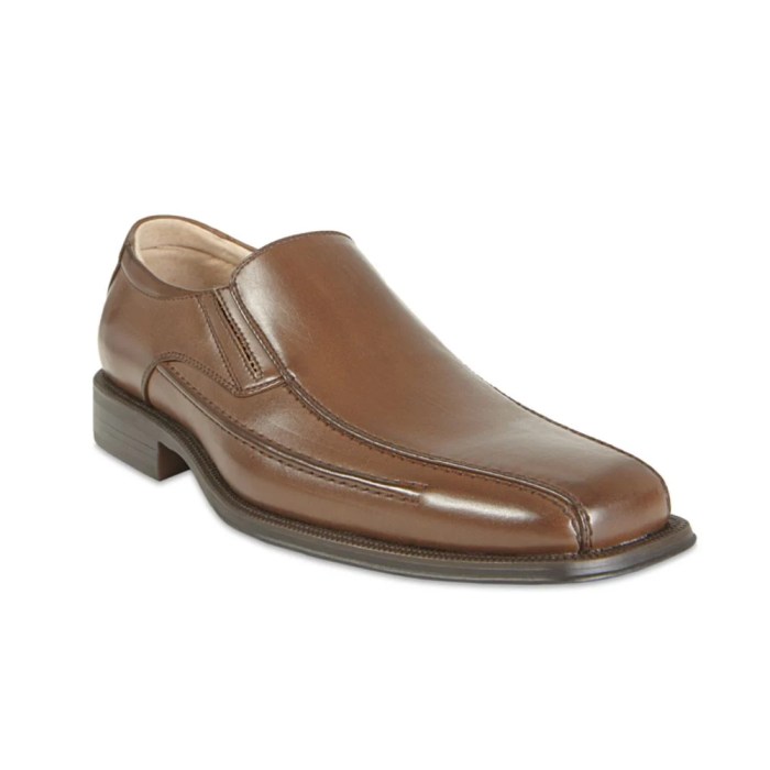 Mens slip on dress shoes brown