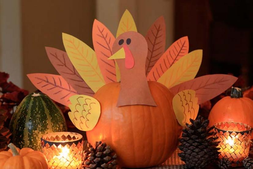 How to make a turkey decoration for thanksgiving